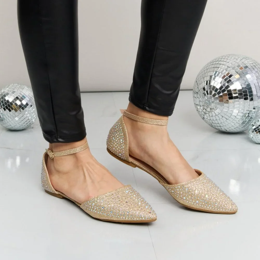 Forever Link Rhinestone Flats - Picture 4 of 7
